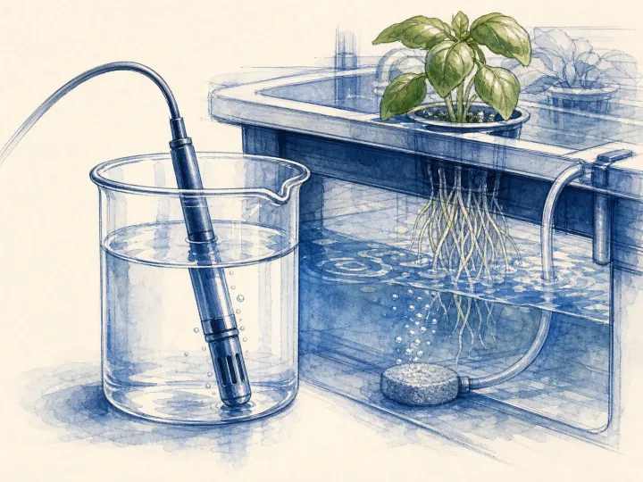 Dessin de contrôle d’un échantillon d’eau